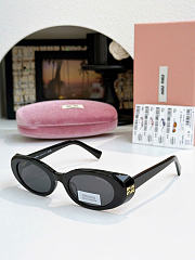 Miumiu Rêverie Sunglasses Slate Gray Lenses SMUB09 - 1