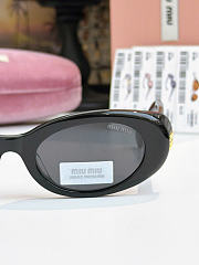 Miumiu Rêverie Sunglasses Slate Gray Lenses SMUB09 - 5
