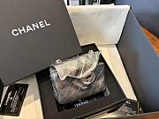 Chanel Small 2.55 Minaudiere Silver-Tone Metal Silver AS6276 - 12.5x11x5cm - 3