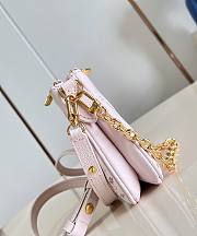 LV Pochette Liv Monogram Empreinte Light Bliss Couture M29495 - 24.5x13.5x6.5cm - 6