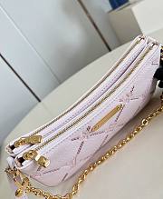 LV Pochette Liv Monogram Empreinte Light Bliss Couture M29495 - 24.5x13.5x6.5cm - 5