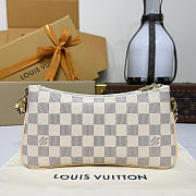 LV Pochette Liv Damier Azur Canvas N00228 - 24.5x13.5x6.5cm - 4