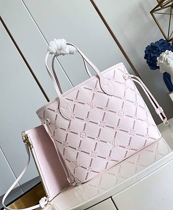LV Neverfull MM Light Bliss Couture M28527 - 47x28x14cm