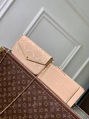 LV Pochette Félicie Monogram Empreinte Hazelnut Couture M29482 - 21x12x3cm - 1