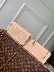 LV Pochette Félicie Monogram Empreinte Hazelnut Couture M29482 - 21x12x3cm - 5