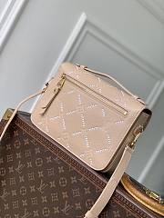 LV Pochette Métis MM Monogram Empreinte Hazelnut Couture M29497 - 25x19x7cm - 4