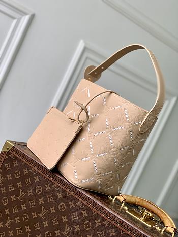 LV All In MM Monogram Empreinte Hazelnut Couture M28524 - 21x24x16cm
