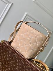 LV All In MM Monogram Empreinte Hazelnut Couture M28524 - 21x24x16cm - 4