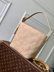 LV All In MM Monogram Empreinte Hazelnut Couture M28524 - 21x24x16cm - 3