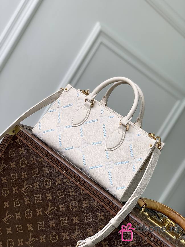 LV OnTheGo East West Monogram Empreinte Quartz Couture M29487 - 25x13x10cm - 1