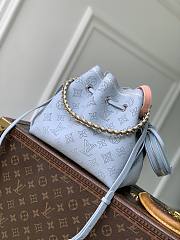 LV Bella Mahina Leather Bleu Olympe M28885 - 19x22x14cm - 6