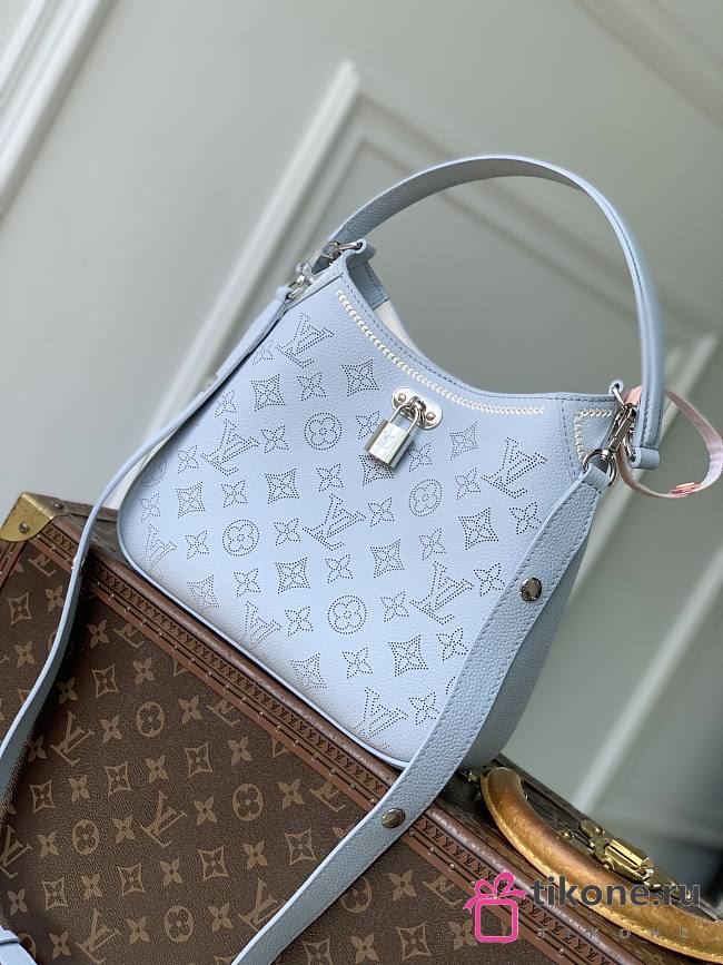LV All Around PM Mahina Leather Bleu Olympe M28779 - 25x20x6cm - 1