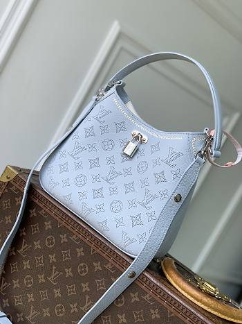 LV All Around PM Mahina Leather Bleu Olympe M28779 - 25x20x6cm