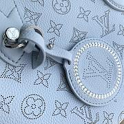 LV Blossom PM Mahina Leather Bleu Olympe M29375 - 20x20x12.5cm - 4
