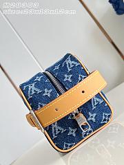 LV Locker Dopp Kit Monogram Flowers Denim Blue M28363 - 23x13x12cm - 2