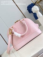 LV Alma BB Minigram Calfskin Leather Light Bliss M29416 - 23.5x17.5x11.5cm - 6