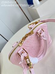 LV Alma BB Minigram Calfskin Leather Light Bliss M29416 - 23.5x17.5x11.5cm - 5