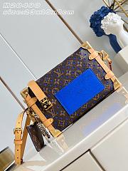 LV Side Trunk MM Monogram Perfo Neon Wave M28490 - 23.5x16x8.5cm - 6