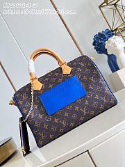 LV Speedy Soft 30 Monogram Perfo Neon Wave M29143 - 30x21x17cm - 1