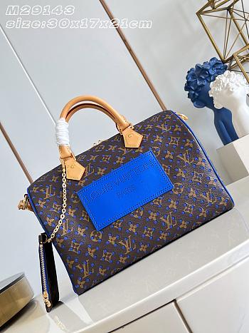 LV Speedy Soft 30 Monogram Perfo Neon Wave M29143 - 30x21x17cm