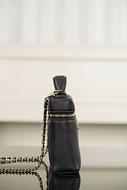 Chanel Large Vanity with Chain Grained Calfskin & Gold-Tone Metal Black AP5347 - 23x15x5cm - 6