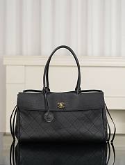 Chanel Shopping Bag Grained Calfskin & Gold-Tone Metal Black AS6428 - 38x23x16cm - 1