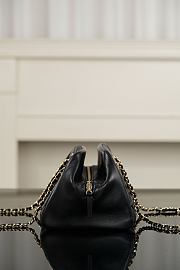 Chanel Small Bowling Bag Lambskin Black AS6472 - 25x16x15cm - 6