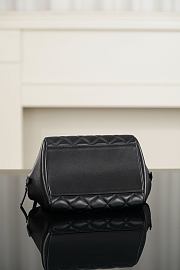 Chanel Small Bowling Bag Lambskin Black AS6472 - 25x16x15cm - 5