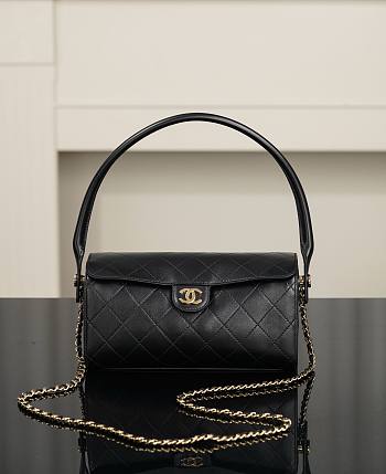 Chanel Clutch with Chain Lambskin & Gold-Tone Metal Black AP5294 - 23x11x12.5cm