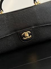 Chanel Clutch With Chain Lizard Embossed Calfskin & Gold-Tone Metal Black AP5280 - 25x9.5x5cm - 6