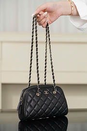 Chanel Clutch with Chain Grained Shiny Calfskin & Gold-Tone Metal Black AP5092 - 19.5x11.7x5.5cm - 5