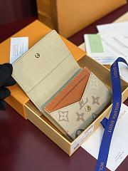 LV Enveloppe Carte de Visite Monogram Surplus Canvas Sand Beige M27053 - 10.5x8x1cm - 2