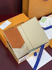 LV Passport Cover Monogram Surplus Canvas Sand Beige M29237 - 14x2.5x10cm - 6