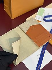 LV Passport Cover Monogram Surplus Canvas Sand Beige M29237 - 14x2.5x10cm - 3