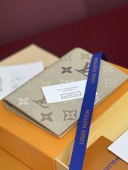LV Passport Cover Monogram Surplus Canvas Sand Beige M29237 - 14x2.5x10cm - 4