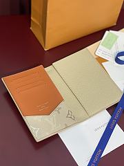 LV Passport Cover Monogram Surplus Canvas Sand Beige M29237 - 14x2.5x10cm - 2