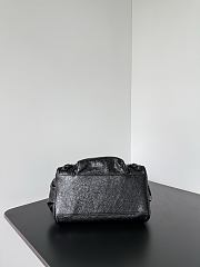 Balenciaga Le City Bucket Bag Small Arena Lambskin in Black - 27x20x15cm - 2