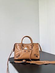 Balenciaga Le City Bag Small in Camel Arena Lambskin - 30x19x9.6cm - 1