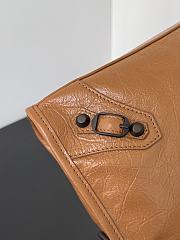 Balenciaga Le City Bag Small in Camel Arena Lambskin - 30x19x9.6cm - 3