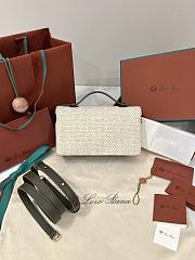 Loro Piana Extra Pocket L19 Cashmere, Lotus Flower, Silk Pale Wheat/Salty Capers/Sun gold (B5C5) - 19x11.5x7cm - 3