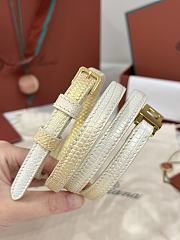 Loro Piana Extra Pocket L19 Lizard Leather Cosmic Whisper/Sun Gold (D17B) - 11x19x6.5cm - 5