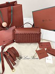 Loro Piana Extra Pocket L19 Calfskin Deep Kummel/Sun Gold (P0AI) - 11x19x7cm - 6