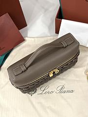 Loro Piana Extra Pocket L19 Calfskin Almond Tree/Sun Gold - 11x19x7cm - 6