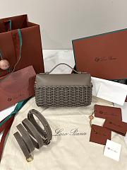 Loro Piana Extra Pocket L19 Calfskin Almond Tree/Sun Gold - 11x19x7cm - 5