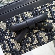 Dior Promenade Freesia Card Holder Blue Dior Oblique Jacquard - 10.5x8x0.5cm - 3
