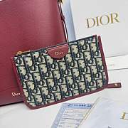 Medium Dior Médaillon Bucket Bag Hermitage Red Grained Calfskin - 26.5x26x15cm - 4