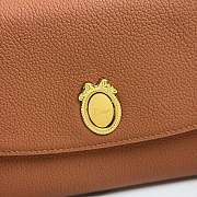 Dior Médaillon Envelope Pouch with Strap Marron Bobby and Lingerie Pink Grained Calfskin - 20.5x13.5x4cm - 2