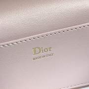 Dior Trianon Soft Vanity Mini Bag Soupir Pink Flat Macrocannage Lambskin - 19x11x5cm - 3
