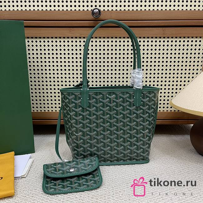 Goyard Anjou Mini Bag Green - 19.5x9x19.5cm - 1