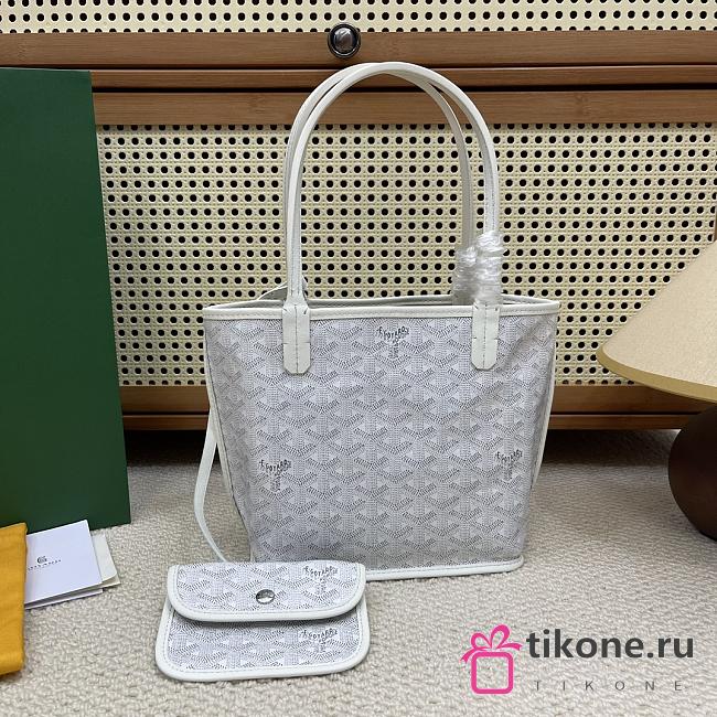Goyard Anjou Mini Bag White - 19.5x9x19.5cm - 1